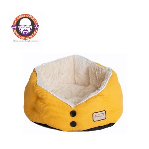 Armarkat Cat Bed C75HMB/MH Gold Waffle and White - 1 of 4