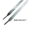 INSPIRE CHIC Cute Gradient Tie-Dye Flat Shoe Laces for Sneakers 1 Pair - 3 of 4