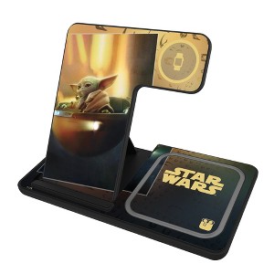 Star Wars Mandalorian Portrait 15-Watt 3 in 1 Charging Station - 1 of 4