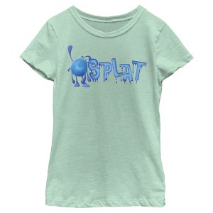Girl's Disney Strange World Splat Drip Logo T-Shirt - 1 of 4