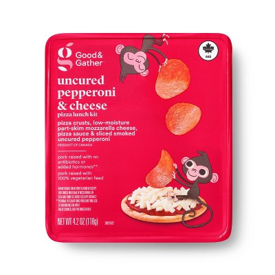 Uncured Pepperoni & Cheese Pizza Lunch Kit - 4.2oz - Good & Gather™