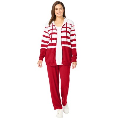 classic red graduated stripe