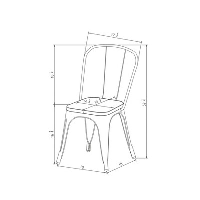 threshold carlisle dining chair