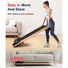 Redliro Wood-Style Walking Pad Treadmill, Portable Under Desk Treadmill for Home Office, 3.0HP Quiet Workout Equipment with 300 lb Capacity - 4 of 4
