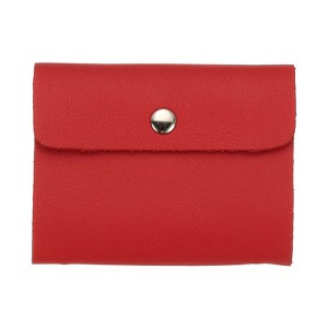 Unique Bargains Leather Slim ID Card Business Card Holder Wallets with 24 Slots 4" x 3" - 1 of 4