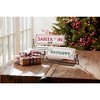 Reversible Christmas Sentiment Metal Table Sign (Set of 2) - 3 of 4
