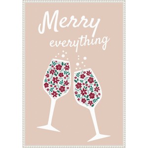 Amanti Art 23"x33" Merry Everything by Emelie Maria Canvas Wall Art Print - 1 of 4