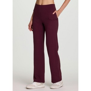 RBX Active Women's Buttery Soft Bootcut Yoga Pants Squat Proof Flare Leggings with Pockets - 1 of 4