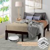 Costway Full Size Wood Bed Frame & 10'' Foam Mattress Set CertiPUR-US Certified Natural/Espresso - 3 of 4