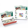 Big Dot of Happiness Christmas Village - Holiday Winter Houses Money and Gift Card Holders - Set of 8 - 2 of 4