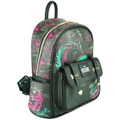 Disney Maleficent Mini Women's Backpacks Trend Leather Female Bag