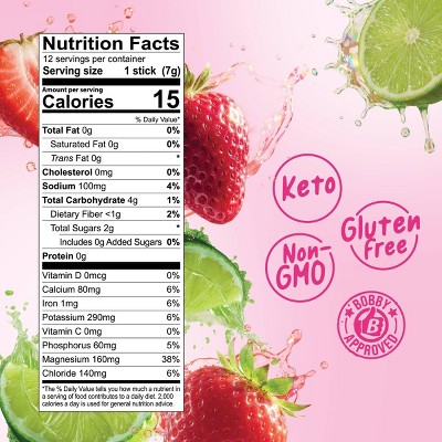 FlavCity Hydration Supplement Powder - Strawberry Limeade - 3.3oz/12ct