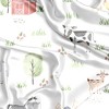 Sweet Jojo Designs Boy or Girl Gender Neutral Unisex Satin Fitted Crib Sheet Farm Animals - 2 of 4