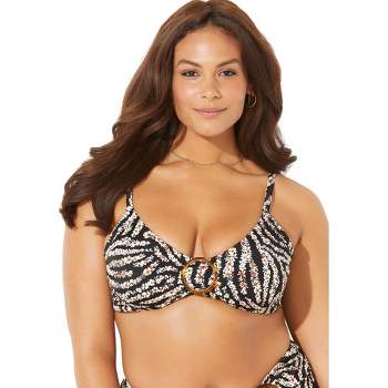 Swimsuits for All Women's Plus Size Starlet Underwire Bikini Top