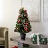 Nearly Natural 36-in Pre-Lit Fiber Optic Cosmopolitan Star Topped Artificial Christmas Tree with Decorative Planter - 4 of 4