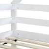 YOOCOZZ Twin over Twin House-Shaped-Bunk Bed with Safety Guardrail and Ladder - 4 of 4