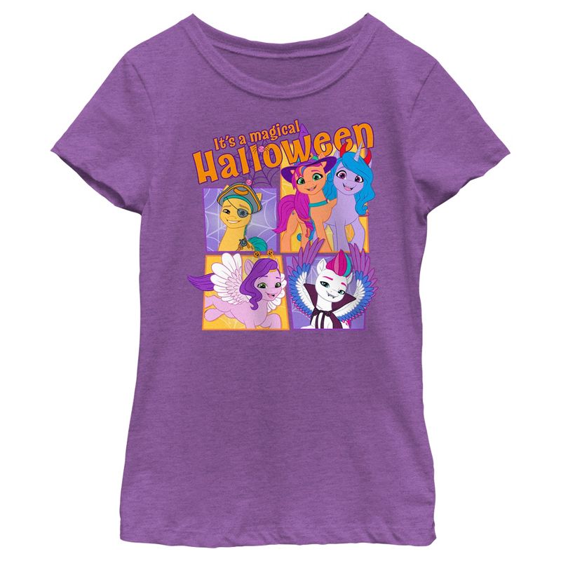 Girl's My Little Pony: A New Generation It’s a Magical Halloween T-Shirt, 1 of 5