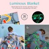 Glow in The Dark Blanket-50"×60"Soft Cozy Flannel Kids Throw Blanket Birthday Bedroom Decor for Girls Boys Age 2 3 4 + - 3 of 4