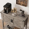 Garvee Rustic Wooden Console Table for Entryway – Versatile Farmhouse Storage Solution with Cabinets and Drawers - 4 of 4
