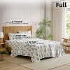 HLC.ME Floral Multi-Piece Bed Sheets Set - Wrinkle Resistant & Ultra Soft - Fits Mattresses up to 15 Inches Deep - 3 of 4