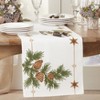 Saro Lifestyle Embroidered Pinecone Runner - 4 of 4