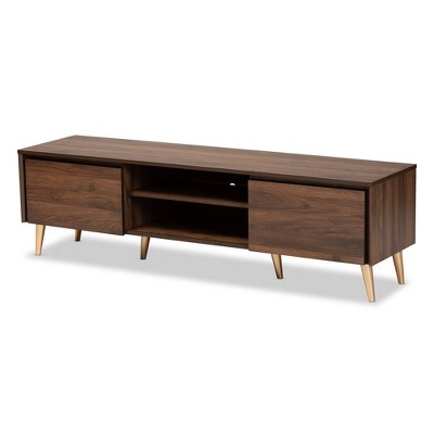 Landen Mid century Modern Wood Tv Stand For Tvs Up To 65