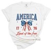 Simply Sage Market America Land of the Free Coquette Garment Dyed Tee - 2 of 4