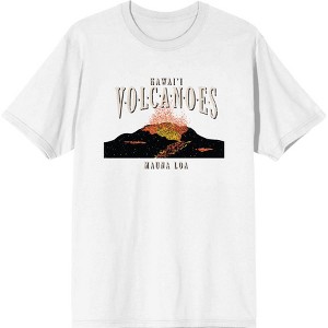 Adventure Society Hawaii Volcanoes Crew Neck Short Sleeve Adult T-shirt - 1 of 2