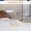 Whisen Outdoor LED Christmas Tree Rope Lights, Christmas Decoration with Ground Stakes - White - 4 of 4