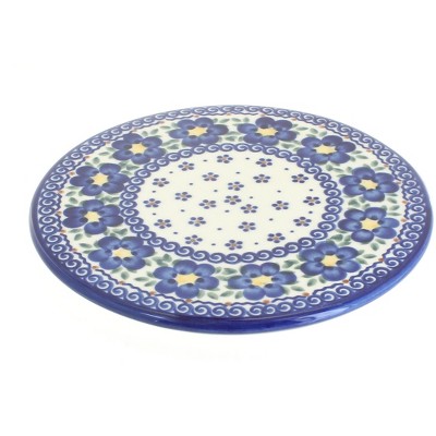 Blue Rose Polish Pottery Spring Blossom Cutting Board