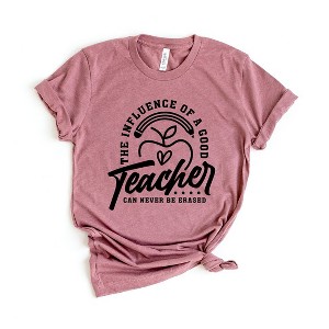 Simply Sage Market Women's The Influence of A Good Teacher Apple Short Sleeve Graphic Tee - 1 of 4