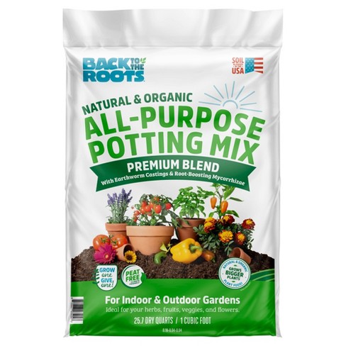 Back To The Roots All-purpose Natural And Organic Specialty Potting ...