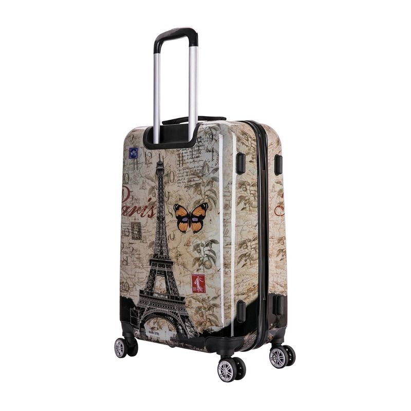 InUSA Lightweight Hardside Medium Checked Spinner Suitcase - Paris, 6 of 9