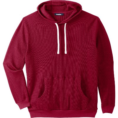 KingSize Men's Big & Tall Tall Waffle-Knit Thermal Hoodie
