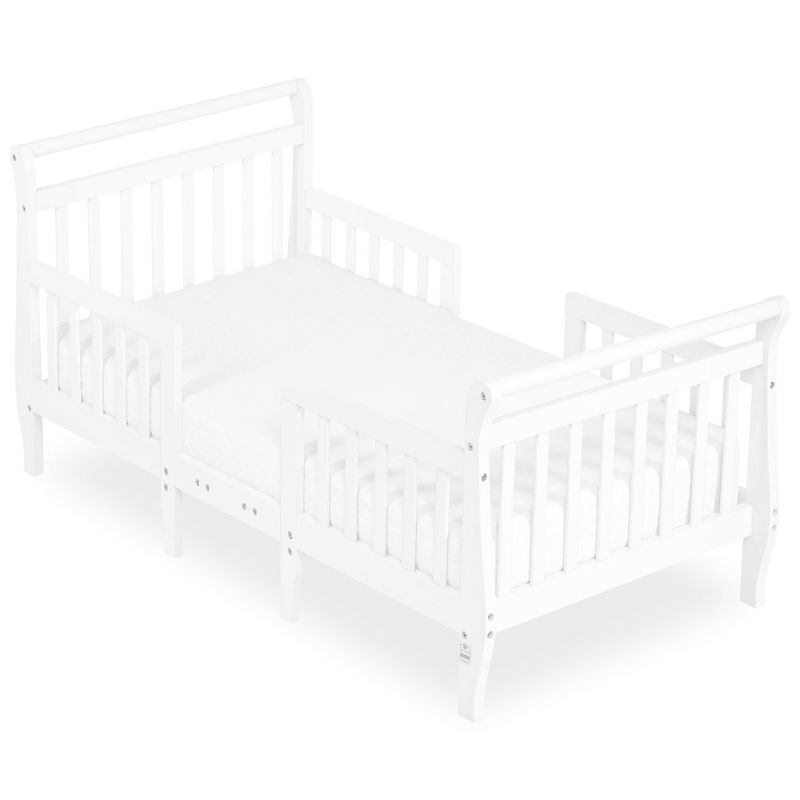 Dream On Me JPMA Certified Emma 3-in-1 Convertible Toddler Bed, White, 3 of 18
