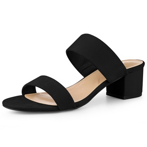 Double strap sandals on sale heel