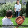 KUYOTQ PassCatch Training Football, Soft Leather Bounce Football Training Equipment to Improve Ball Control, Shooting, and Passing Skills (Reduced) - 4 of 4
