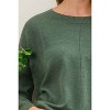August Sky Women's Rib Lightweight Pullover Sweater - 4 of 4