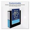 Avery Heavy-Duty Non Stick View Binder with DuraHinge and Slant Rings, 3 Rings, 3" Capacity, 11 x 8.5, Black, (5600) - 4 of 4