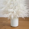Nearly Natural 5' Artificial Real Touch White Norfolk Island Pine Christmas Tree with Natural Look - 3 of 4
