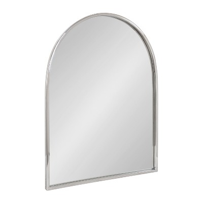 Kate and Laurel Rowla Arch Wall Mirror, 24x32, Silver