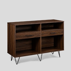 Modern Hairpin Leg Storage Console Table - Saracina Home - 1 of 4