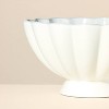 Scalloped Edge Stoneware Serving Bowl Cream - Hearth & Hand™ with Magnolia - 3 of 3