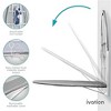 Ivation Wall Mounted Ironing Board, 36.2” x 12.2” Fold Down Iron Board with Iron Holder - 2 of 4
