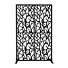 Dolonm 6ft Metal Privacy Screen Divider – Free Standing Design for Indoor/Outdoor, Balcony, Patio & Garden - 2 of 4