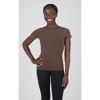Yogalicious Womens 2 Pack Crew Neck Logan Fitted Short Sleeve Top - 2 of 4