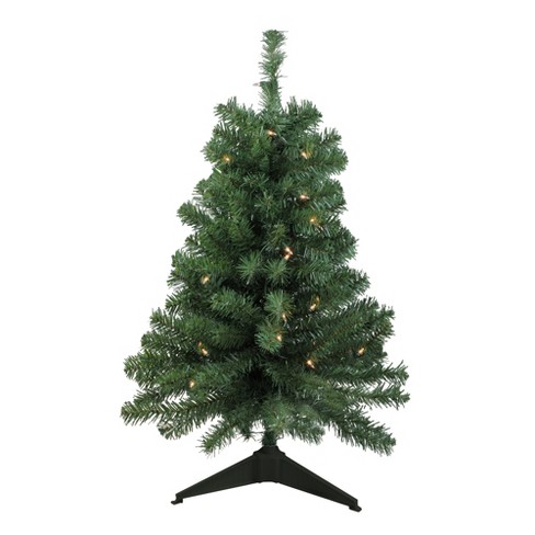 Northlight 3' Prelit Artificial Christmas Tree Traditional Noble Fir ...