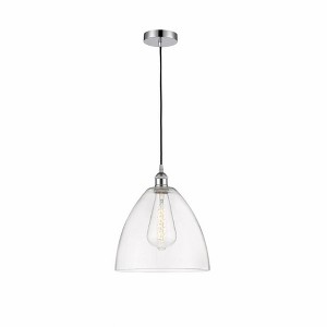 Edison Dome - 1 Light Cord Hung Mini Pendant In Industrial Style-13.75 Inches Tall and 12 Inches Wide - 1 of 1