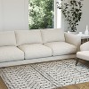 Emma and Oliver Modern Design Geometric Bohemian Low Pile Area Rug - 3 of 4