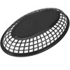 Aoibox 60 Pack Black Plastic Fast Food Serving Baskets, Oval Baskets for Bread, Fried Chicken, Burgers, Sandwiches, Fries, Durable & Stackable - 4 of 4